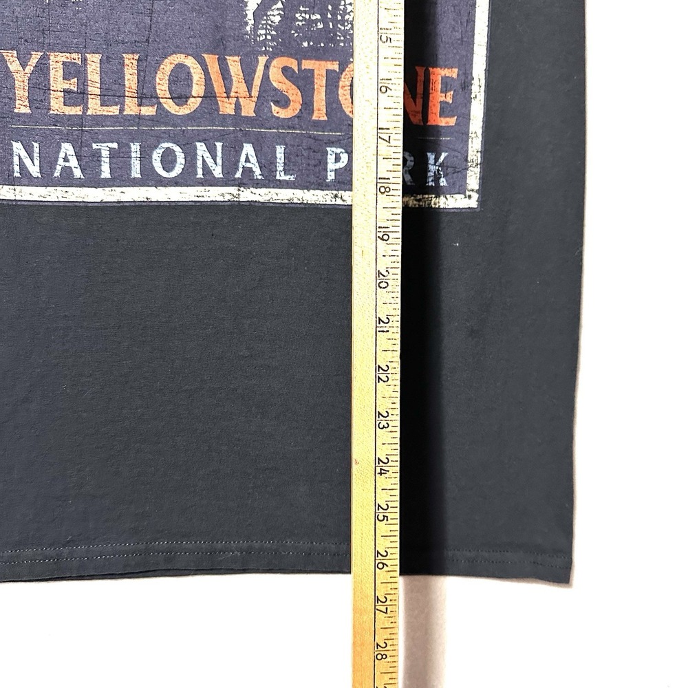 Yellowstone National Park S Small Tee T-Shirt‎ Black NWOT - Picture 5 of 7